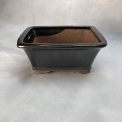 Bonsai-skl, str. 1, glaseret, rektangulr, kobber