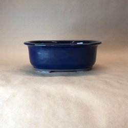 Bonsai-skl, JAP1-S, glaseret, oval, kongebl