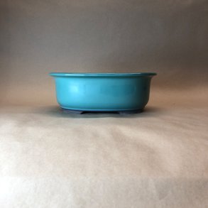 Bonsai-skl, JAP3-S, glaseret, oval, flaskegrn