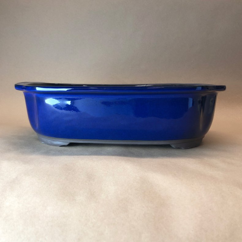 Bonsai-sk�l, JAP4-L, glaseret, sky, kongebl�