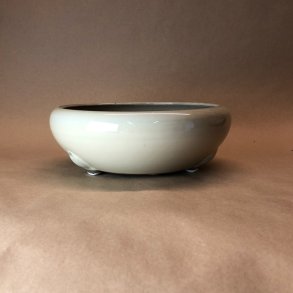 Bonsai-skl, JAP5-S, glaseret, rund, creme