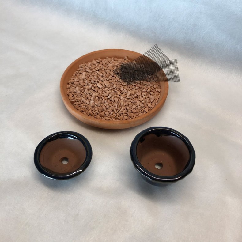 Bonsai-skle, MINI, glaseret mrkebl