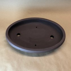 Bonsai-sk�l, uglaseret, oval