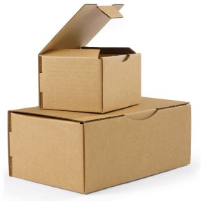 Gaveske Nr. 4 <br> Naturbrun i 40x25x15