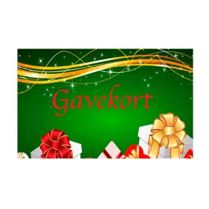 Gavekort <br> Valgfrit belb