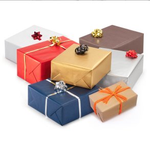 Gavepapir <br> Forskellige farver