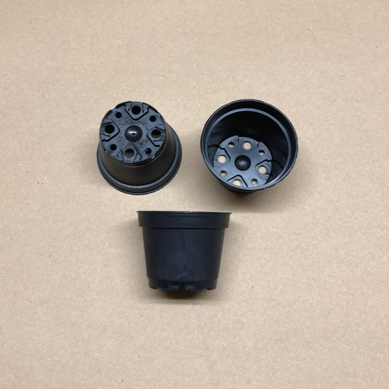 Potte - 6 cm rund kunststofpotte