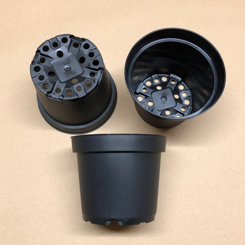 Potte - 12 cm rund kunststofpotte